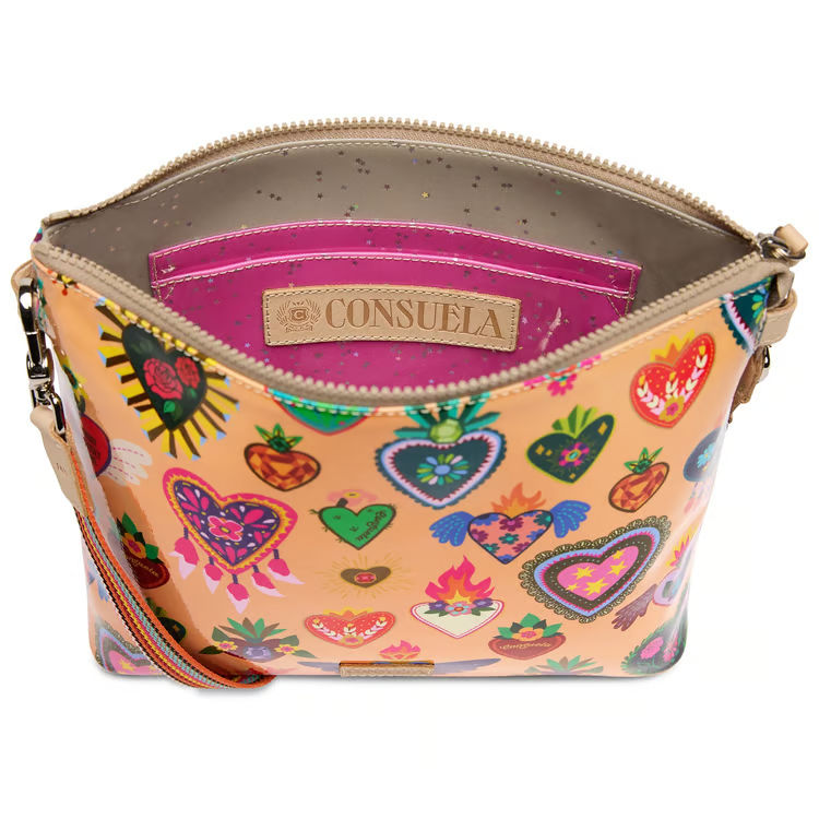 CONSUELA DOWNTOWN CROSSBODY - PEACH
