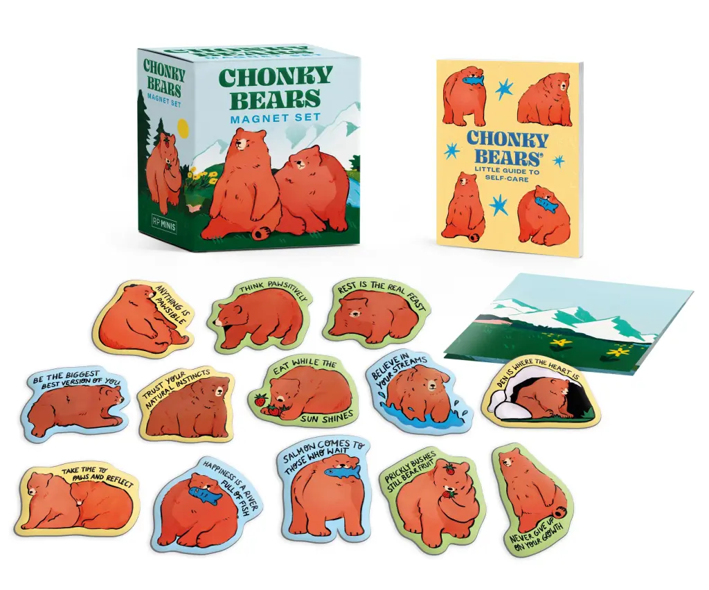 CHONKY BEARS MAGNET SET