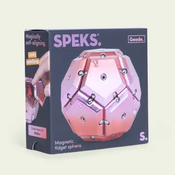 GEODE CHROME SPHERE MAGNETIC SENSORY TOY