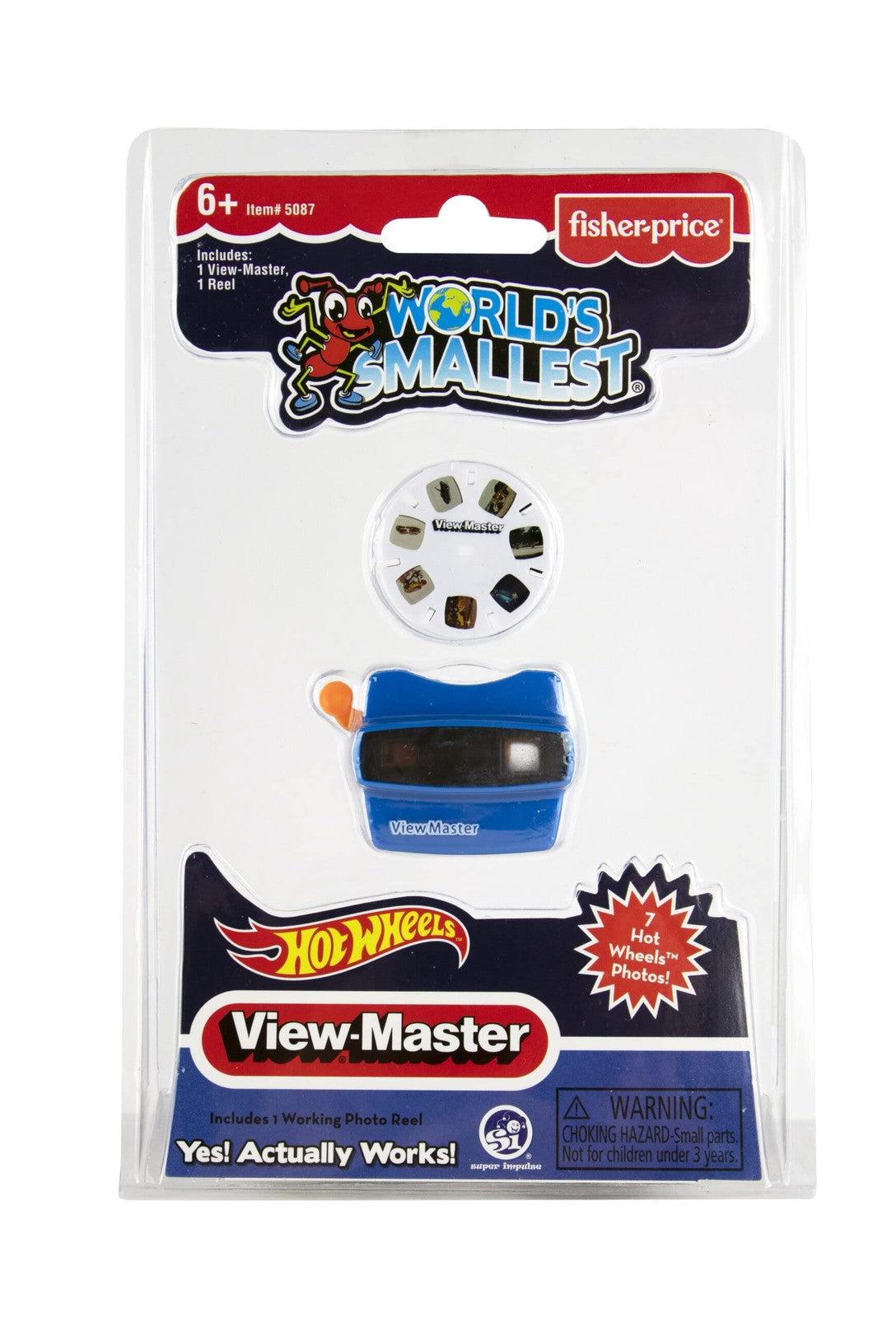 WORLD'S SMALLEST HOT WHEELS VIEWMASTER