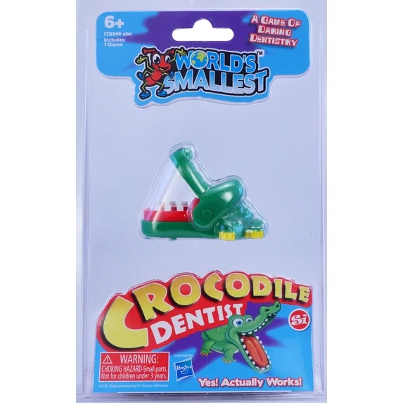 WORLD'S SMALLEST CROCODILE DENTIST
