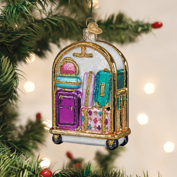 OWC ORNAMENT - HOTEL LUGGAGE CART