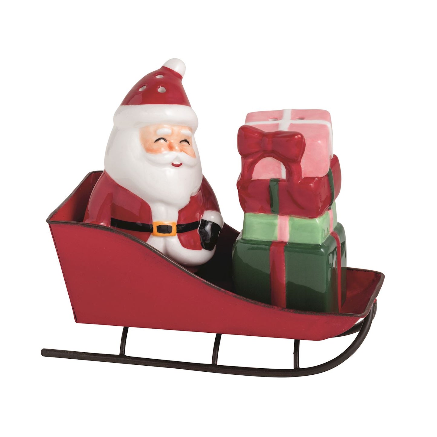 SANTA PRESENT SALT & PEPPER SET