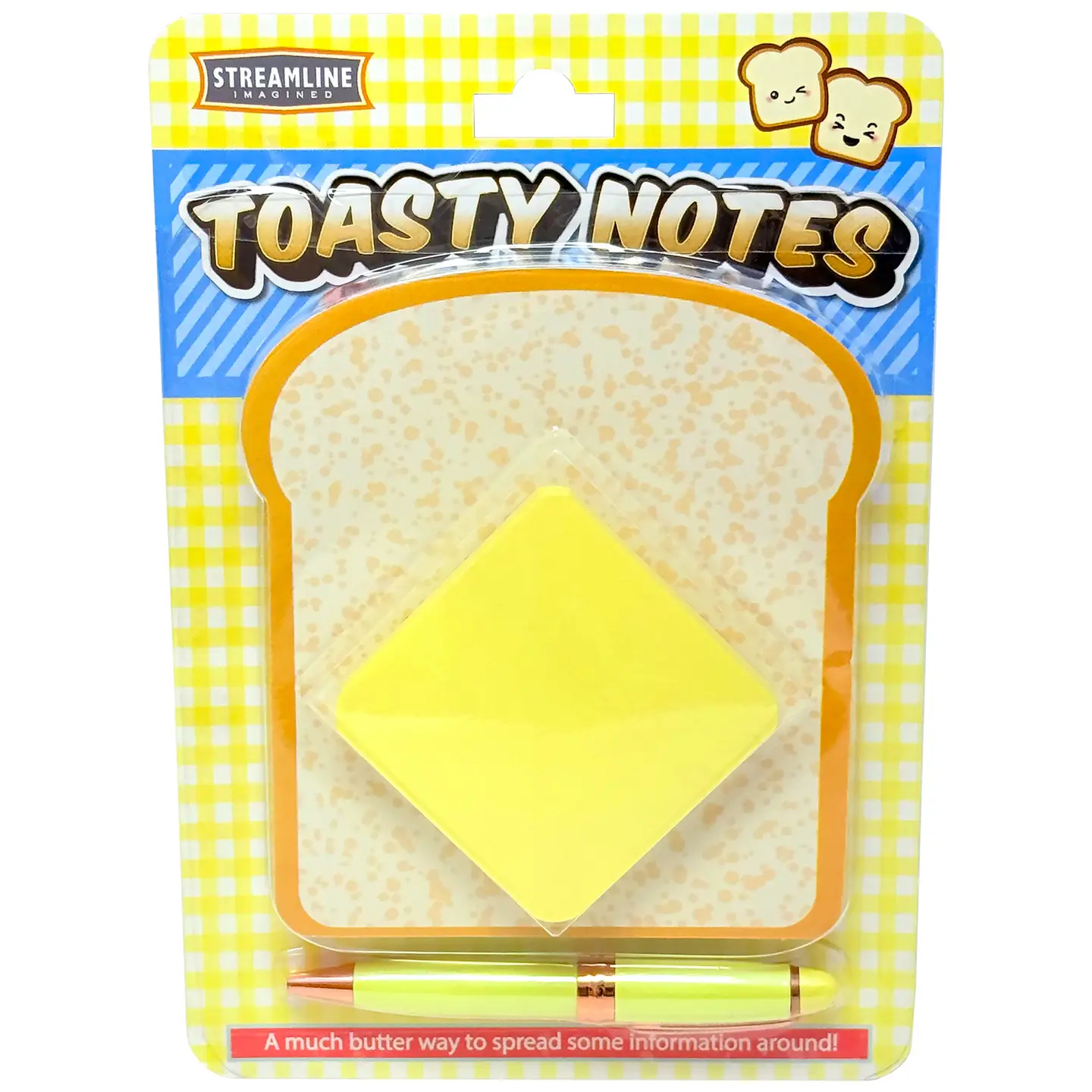BREAD & BUTTER STICKY PAD & PEN SET