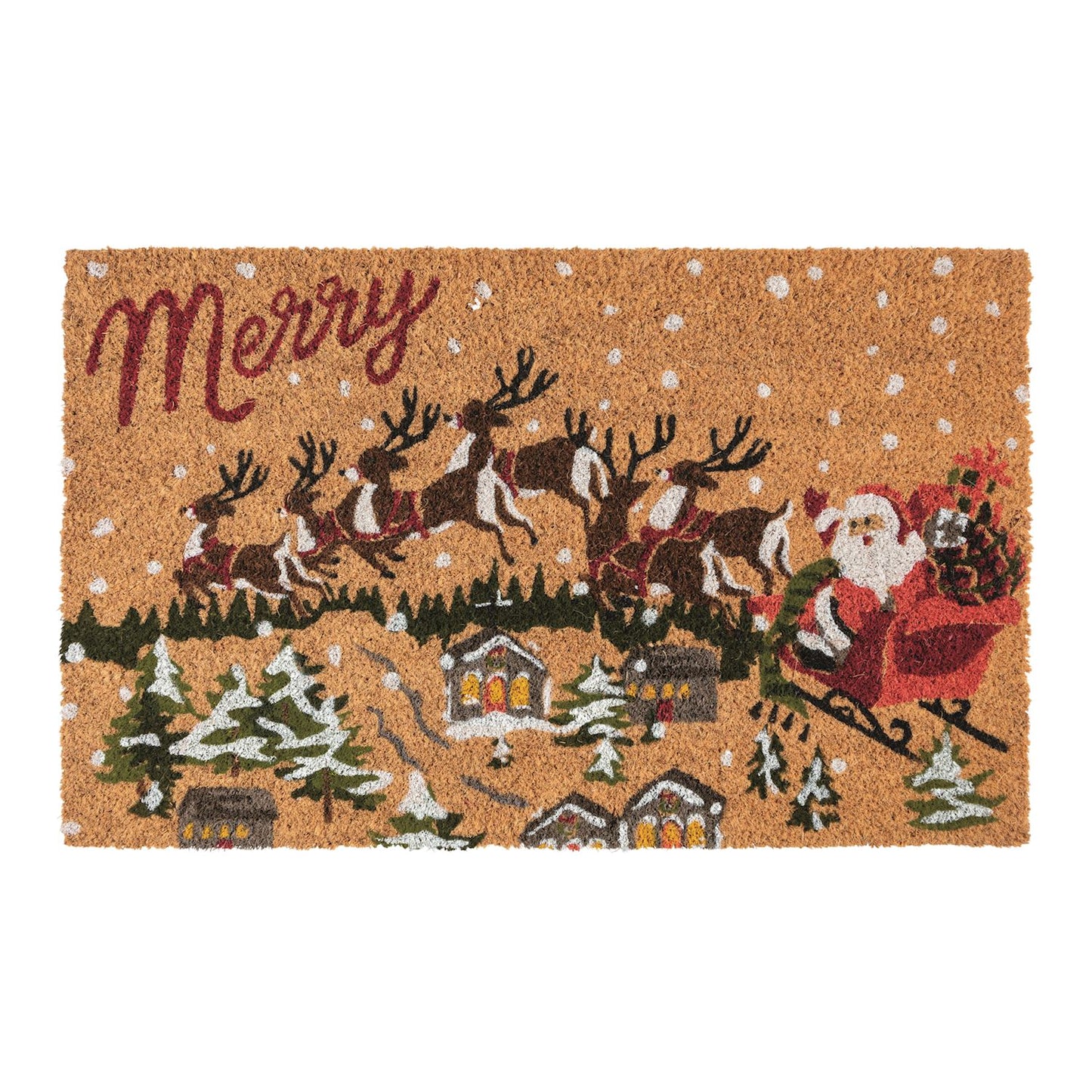 SANTA'S SLEIGH DOOR MAT
