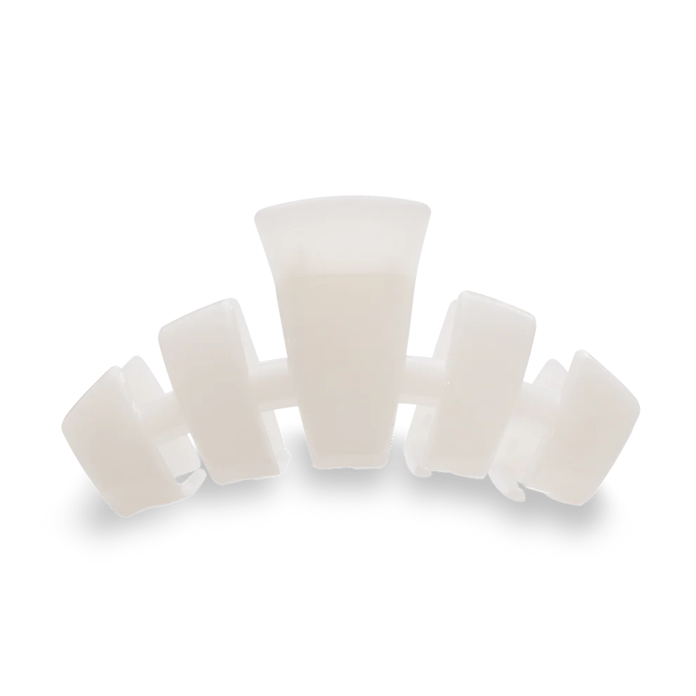 TELETIES CLASSIC HAIR CLAW CLIP - COCONUT WHITE