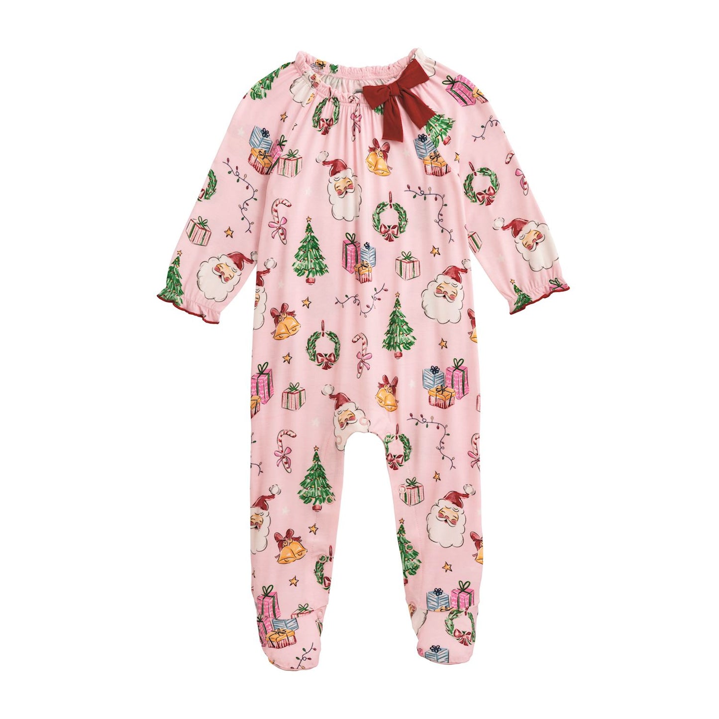 PINK CHRISTMAS PRINT SLEEPER