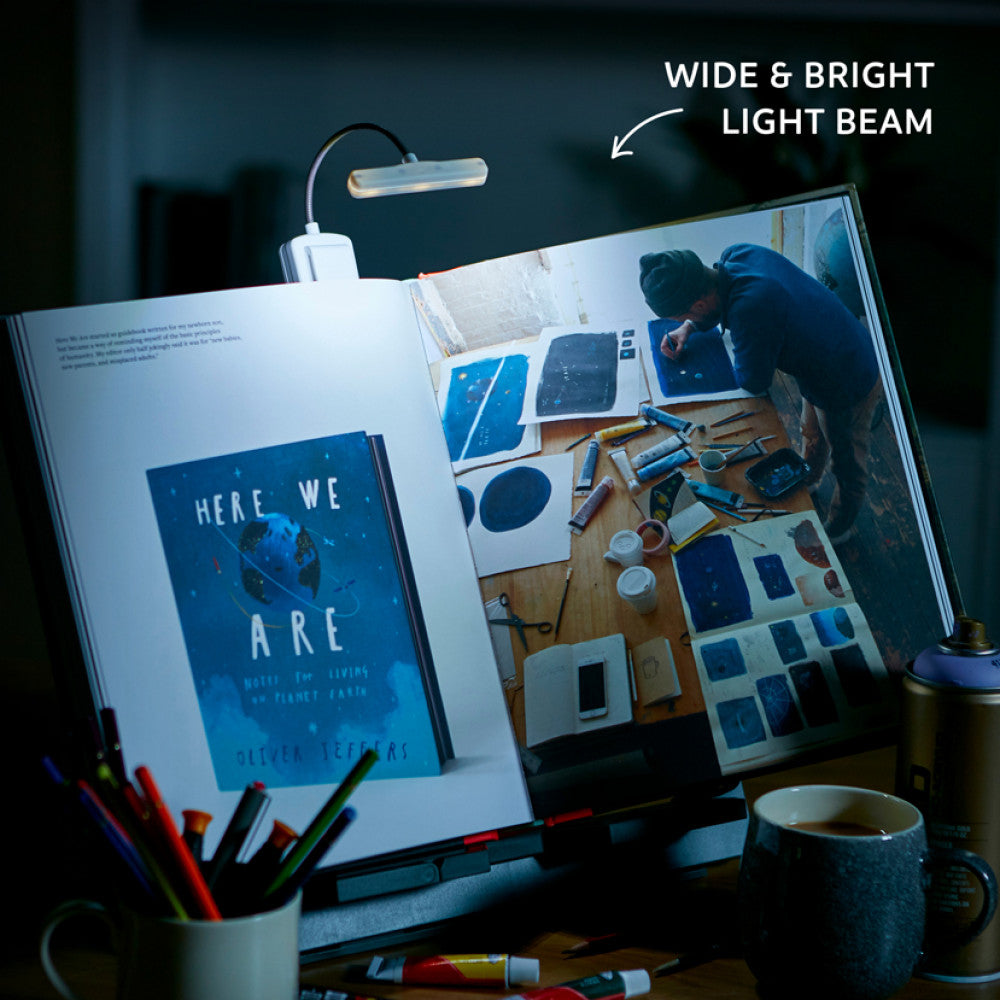 THE REALLY BRIGHT BOOK LIGHT - WHITE
