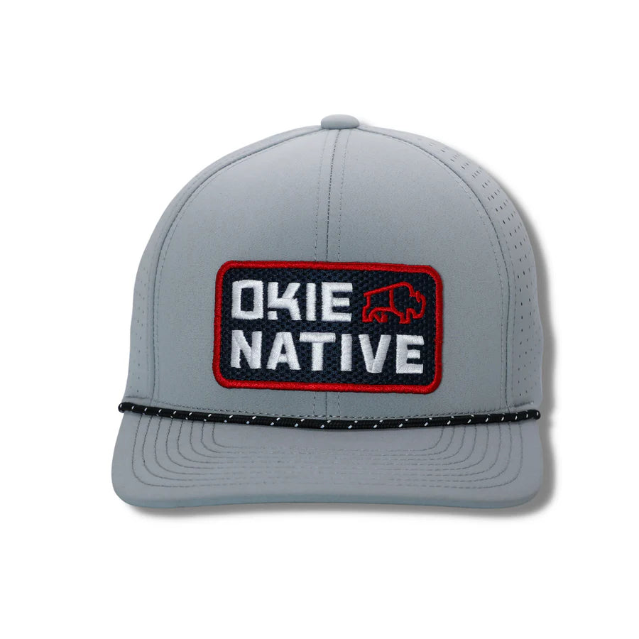 OKIE HAT - OKIE NATIVE PERFORMANCE - GREY