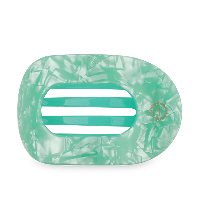 TELETIES SPRING SPLASH LARGE FLAT ROUND HAIR CLIP