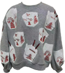 Grey Chinese Takeout Box Sweatshirt
