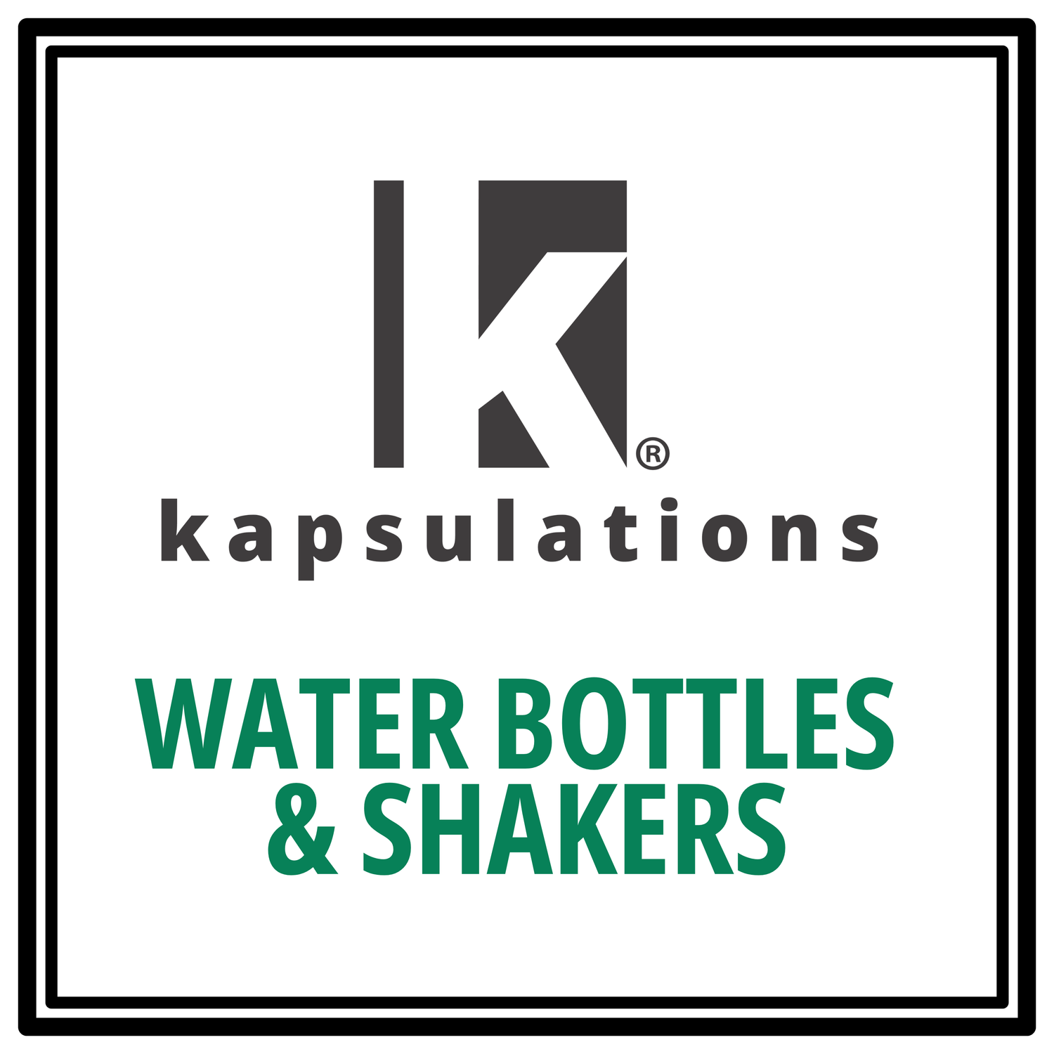kapsulations WATER BOTTLES & SHAKERS