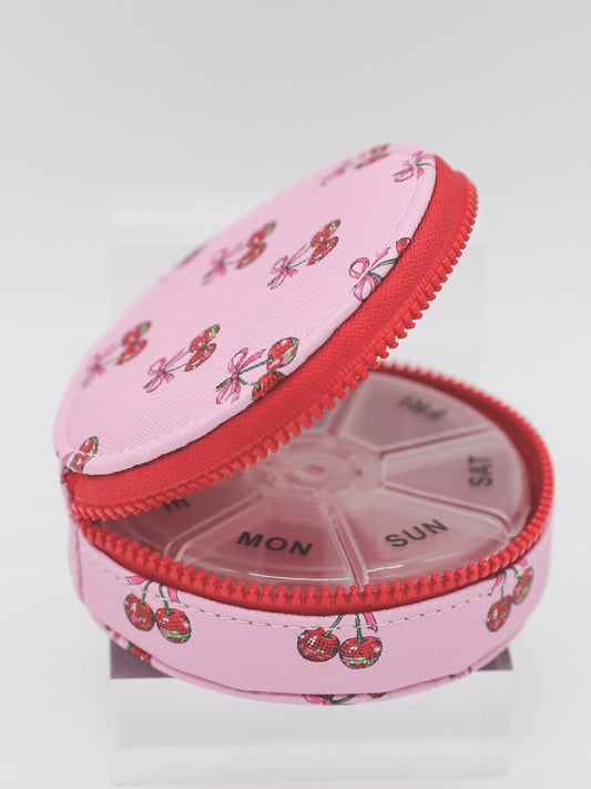 PILL BOX - CHERRY