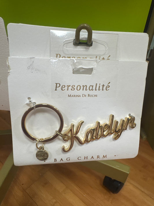 BAG CHARM KEYCHAIN - KATELYN