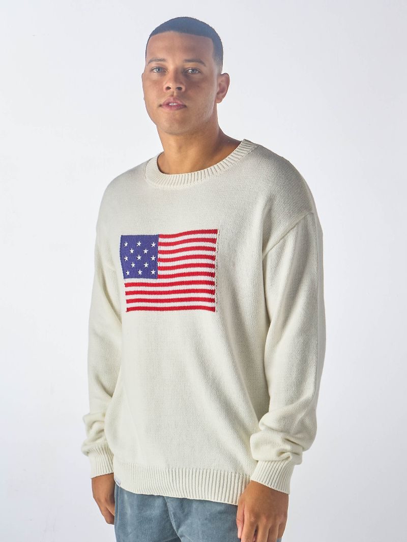 SIMPLY SOUTHERN USA FLAG SWEATER