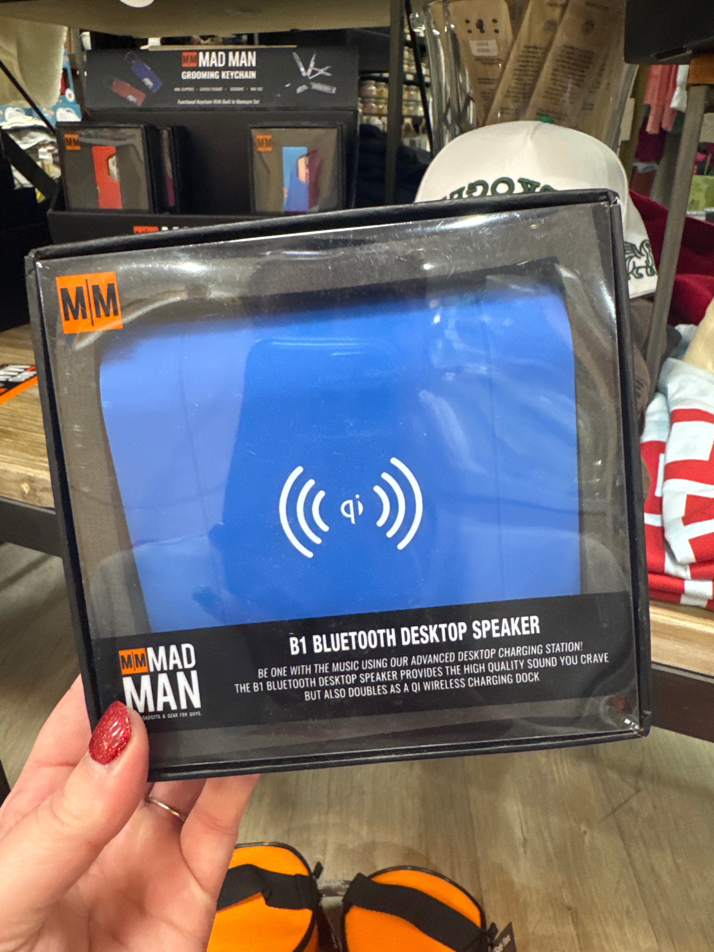MAD MAN B1 BLOOTOOTH  DESKTOP SPEAKER - BLUE