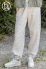 BONE FRENCH TERRY FLEECE JOGGER SWEATPANTS