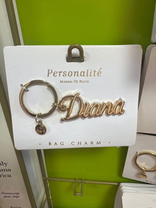 BAG CHARM KEYCHAIN - DIANA