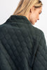 QUILT & FLEECE HOODIE JACKET - REGENCY GREEN