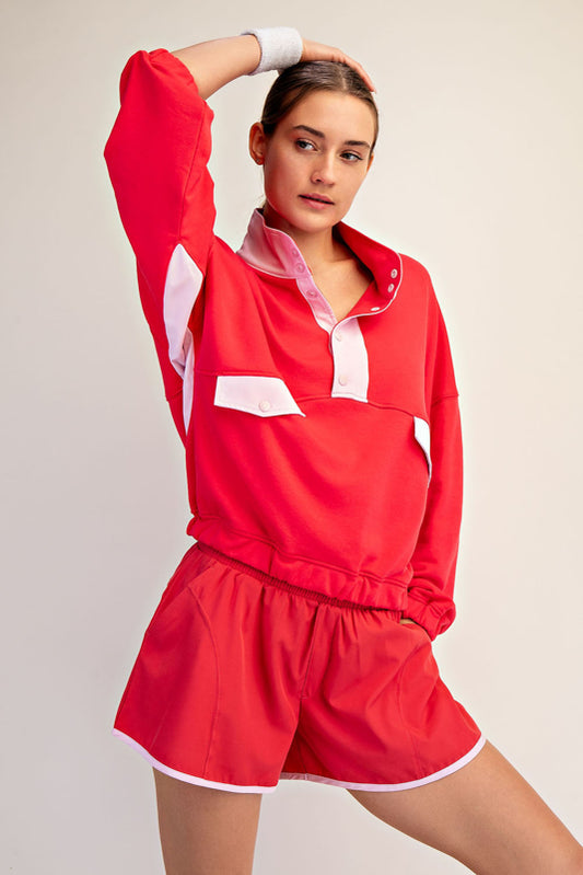 PULLOVER & SHORT 2 PC. SET