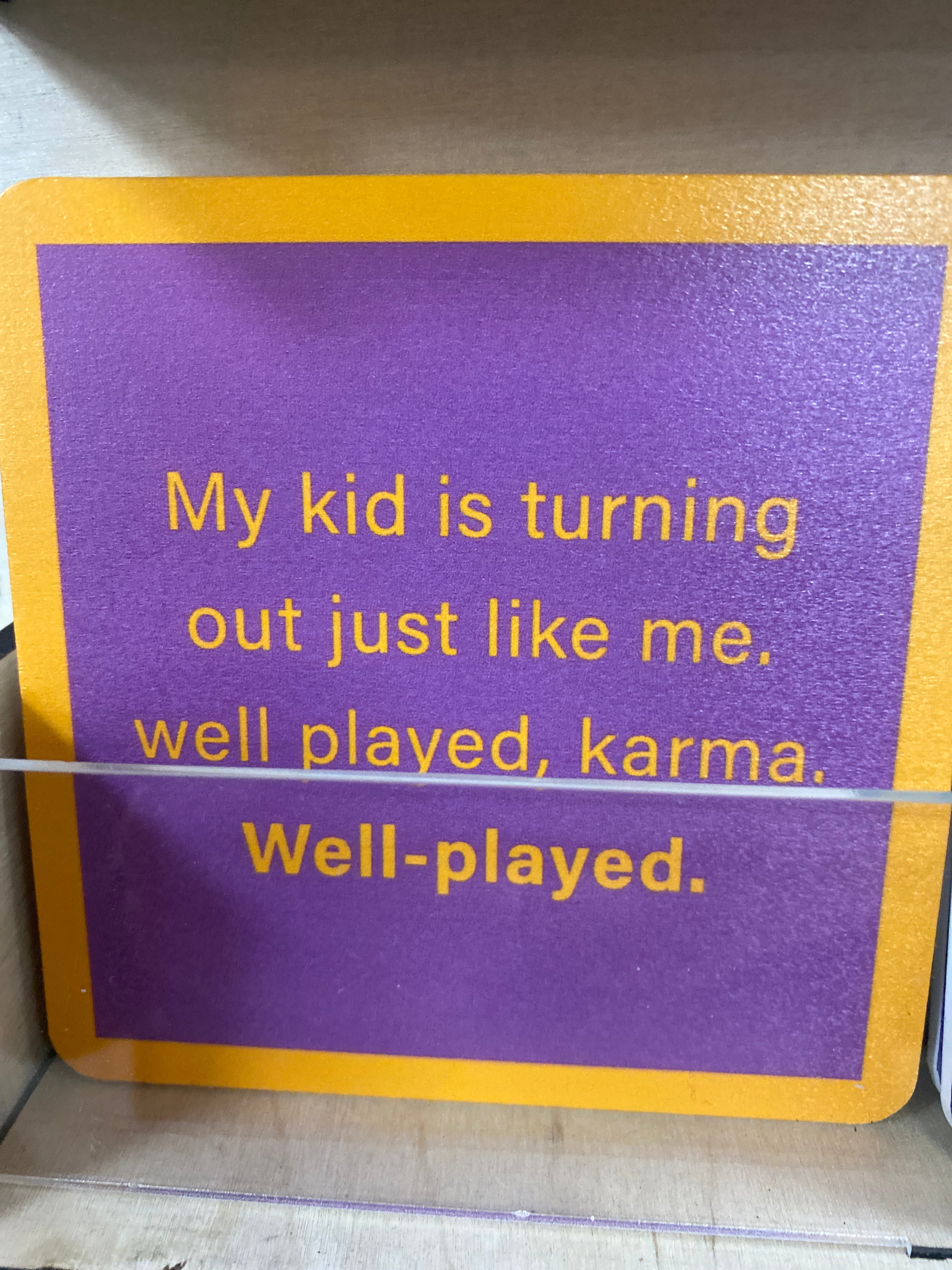 COASTER - WELL PLAYED KARMA