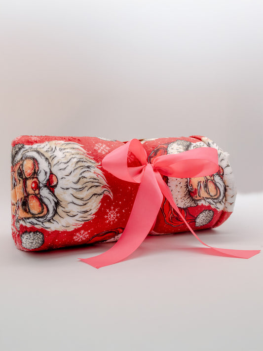 SIMPLY SOFT BLANKET - HOLIDAY SANTA