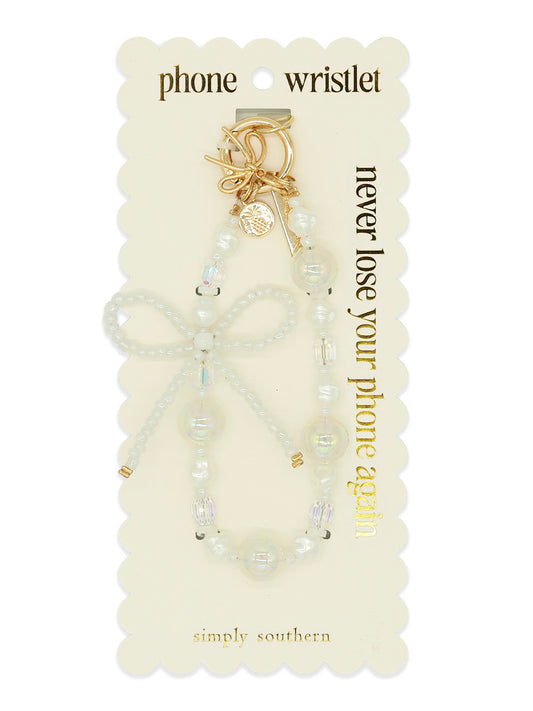 PHONE WRISTLET - PEARL BIG