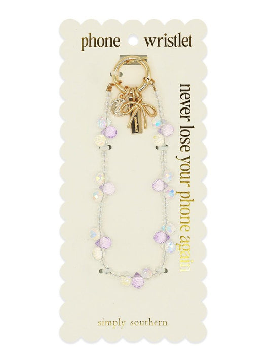 PHONE WRISTLET - TRIO PURPLE
