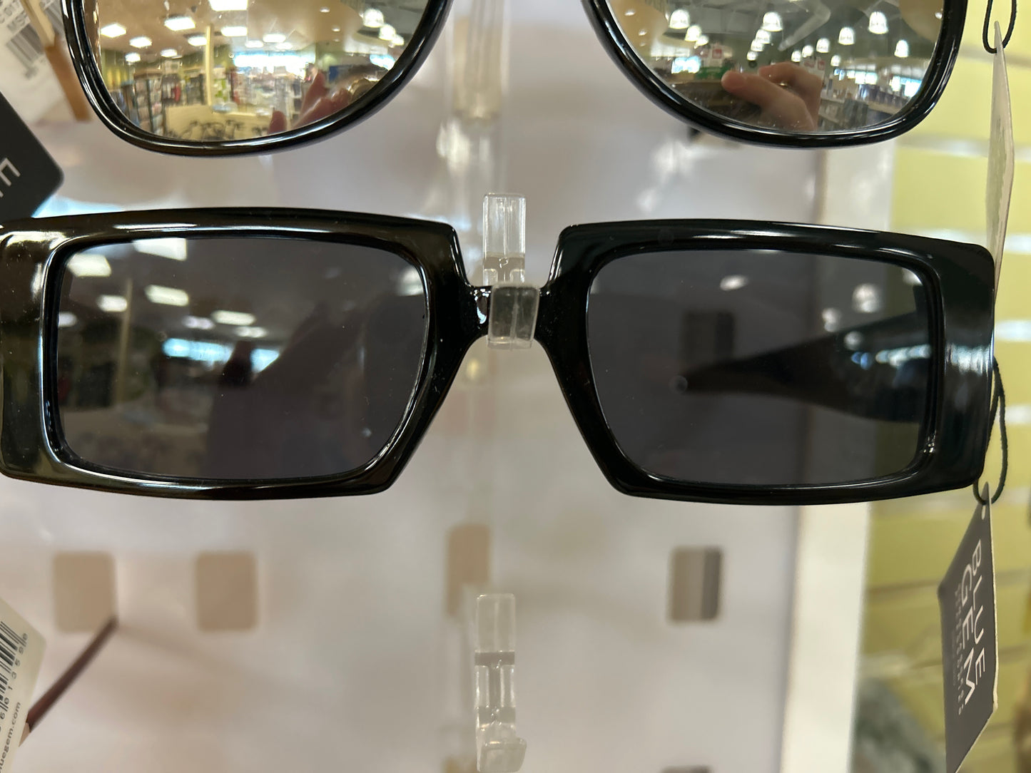 VINTAGE ROUNDED SQUARE SUNGLASSES - WHITE