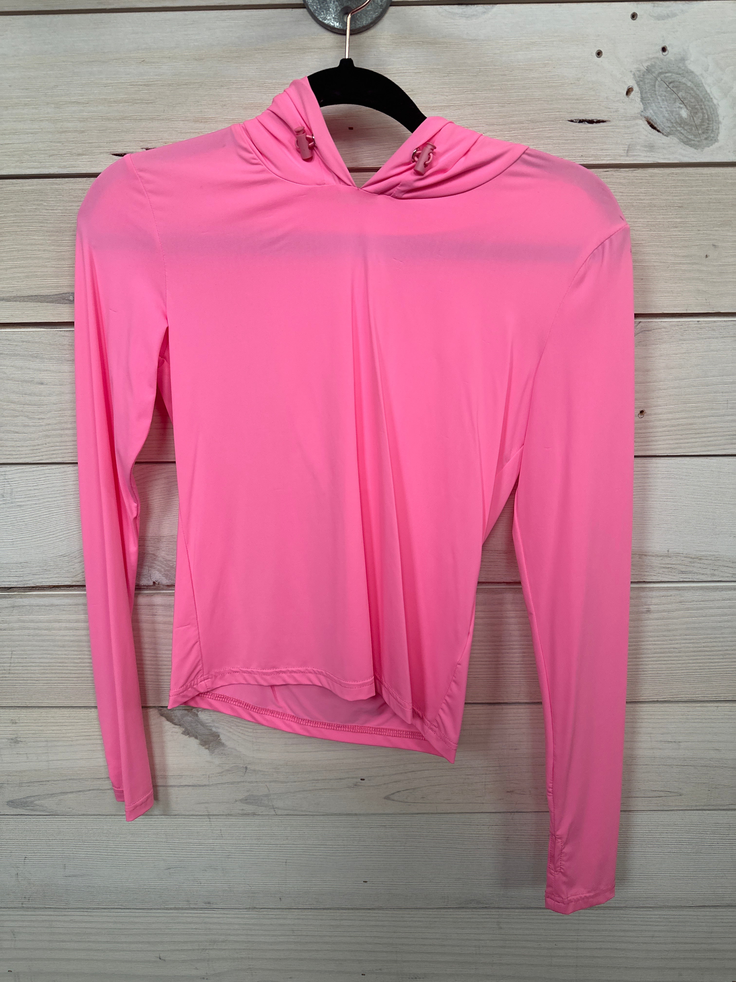 HOT PINK ATHLETIC PULLOVER
