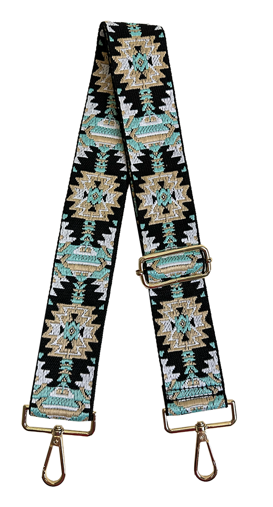 2" "Tribal" Embroidered Bag Strap-ASSORTED