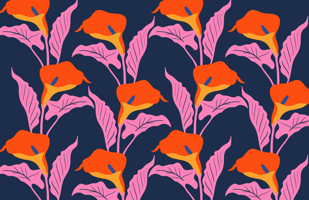 FAB FLORAL insert set of 10