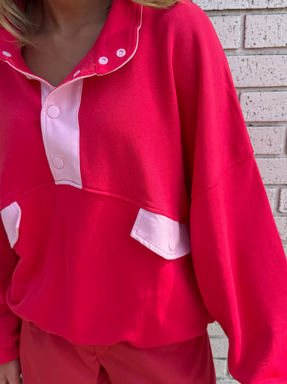 PULLOVER & SHORT 2 PC. SET