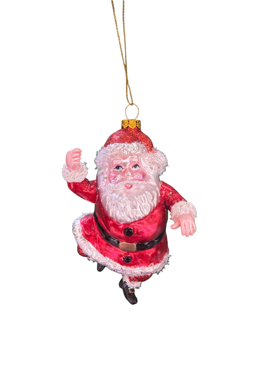 BRIGHT SANTA ORNAMENT