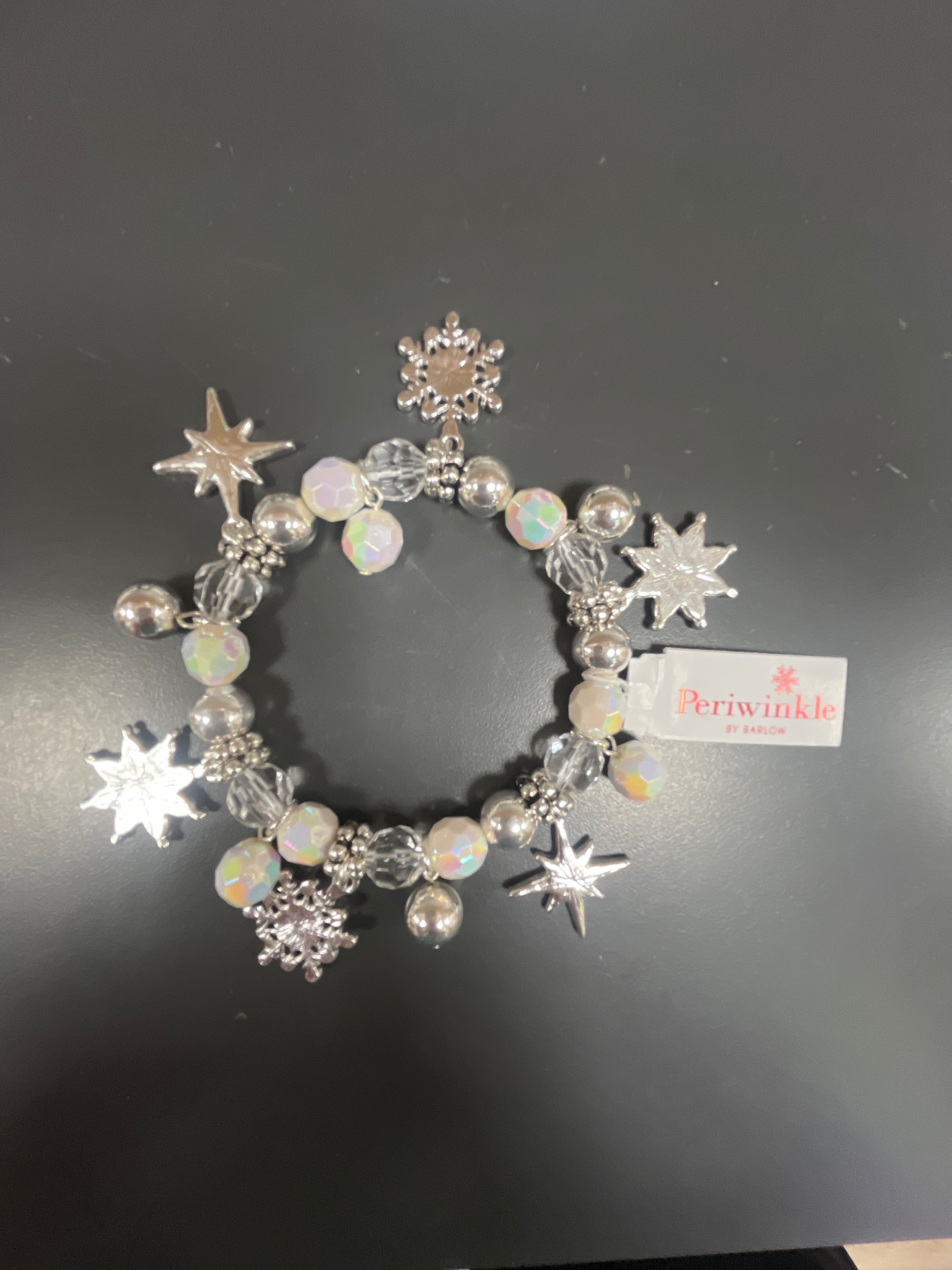 BEADED MULTI SNOWFLAKE BRACELET