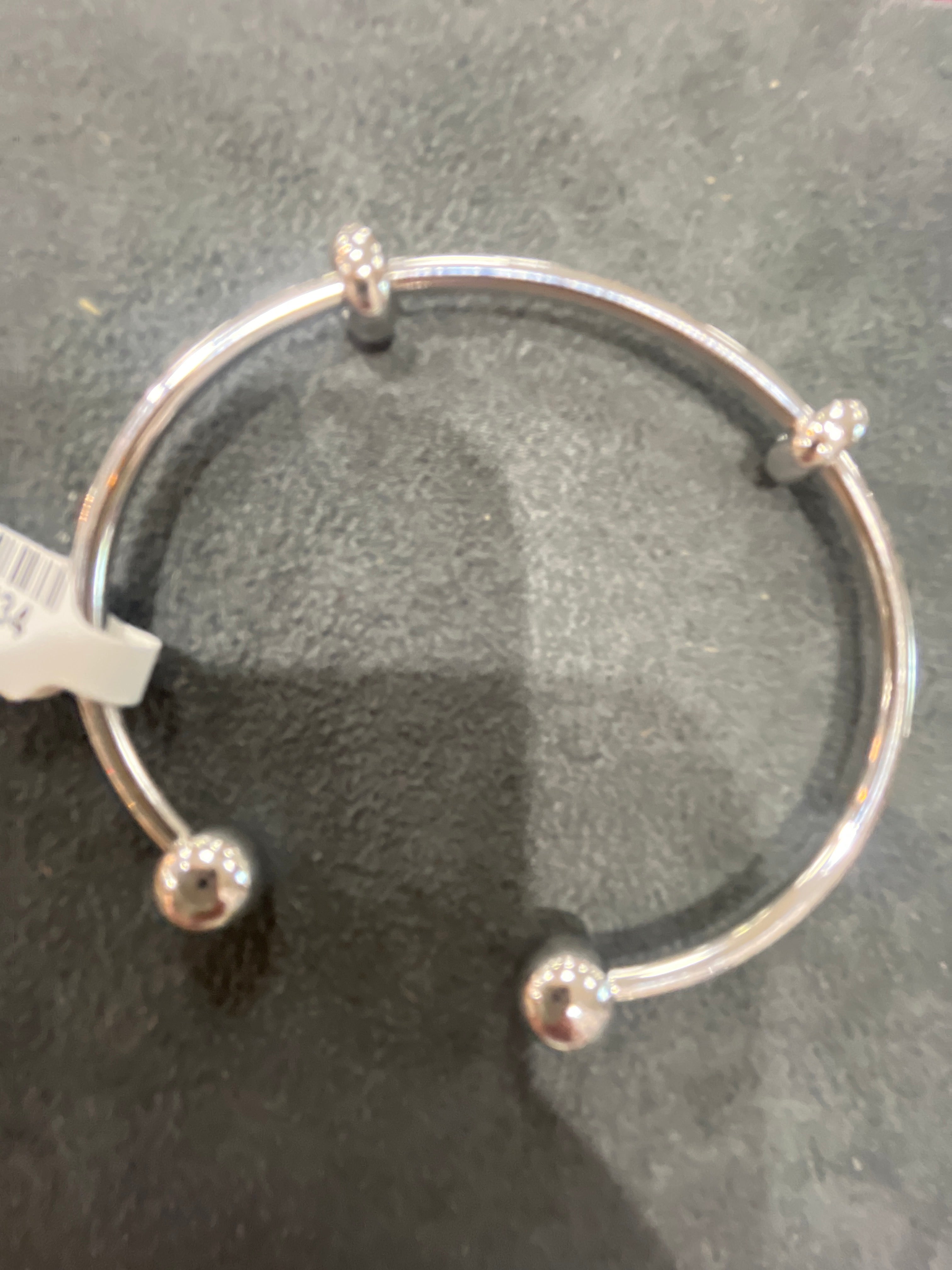 SIS KISS SLIDER CHARM CUFF BRACELET