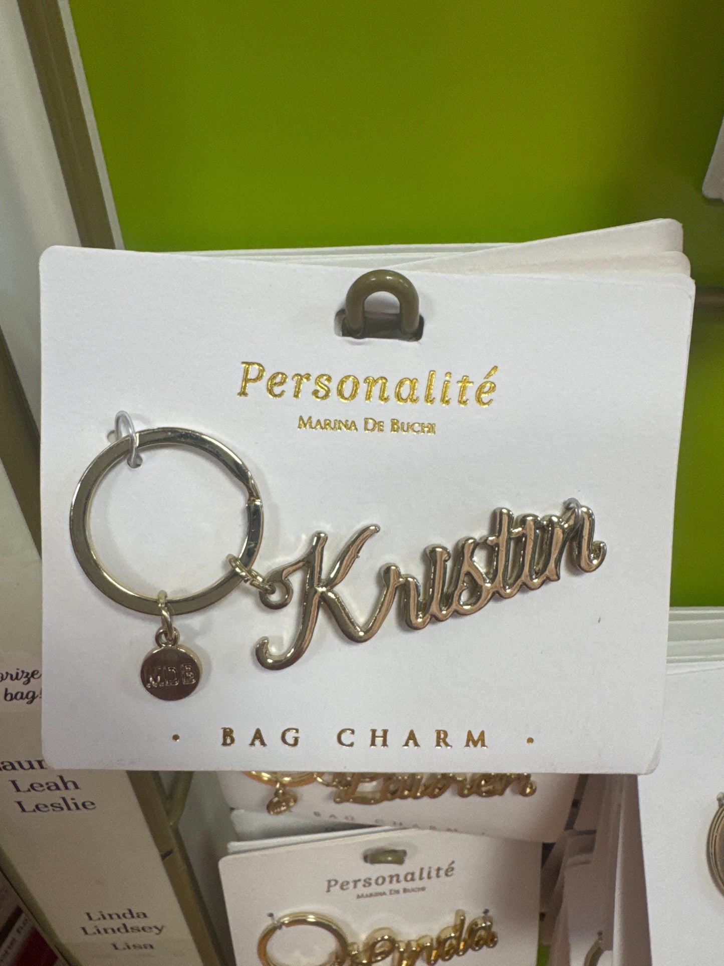 BAG CHARM KEYCHAIN - KRISTIN - Pharm Favorites by Economy Pharmacy