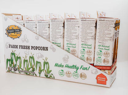 Popcorn on the Cob with Spicy Buffalo Seasoning  