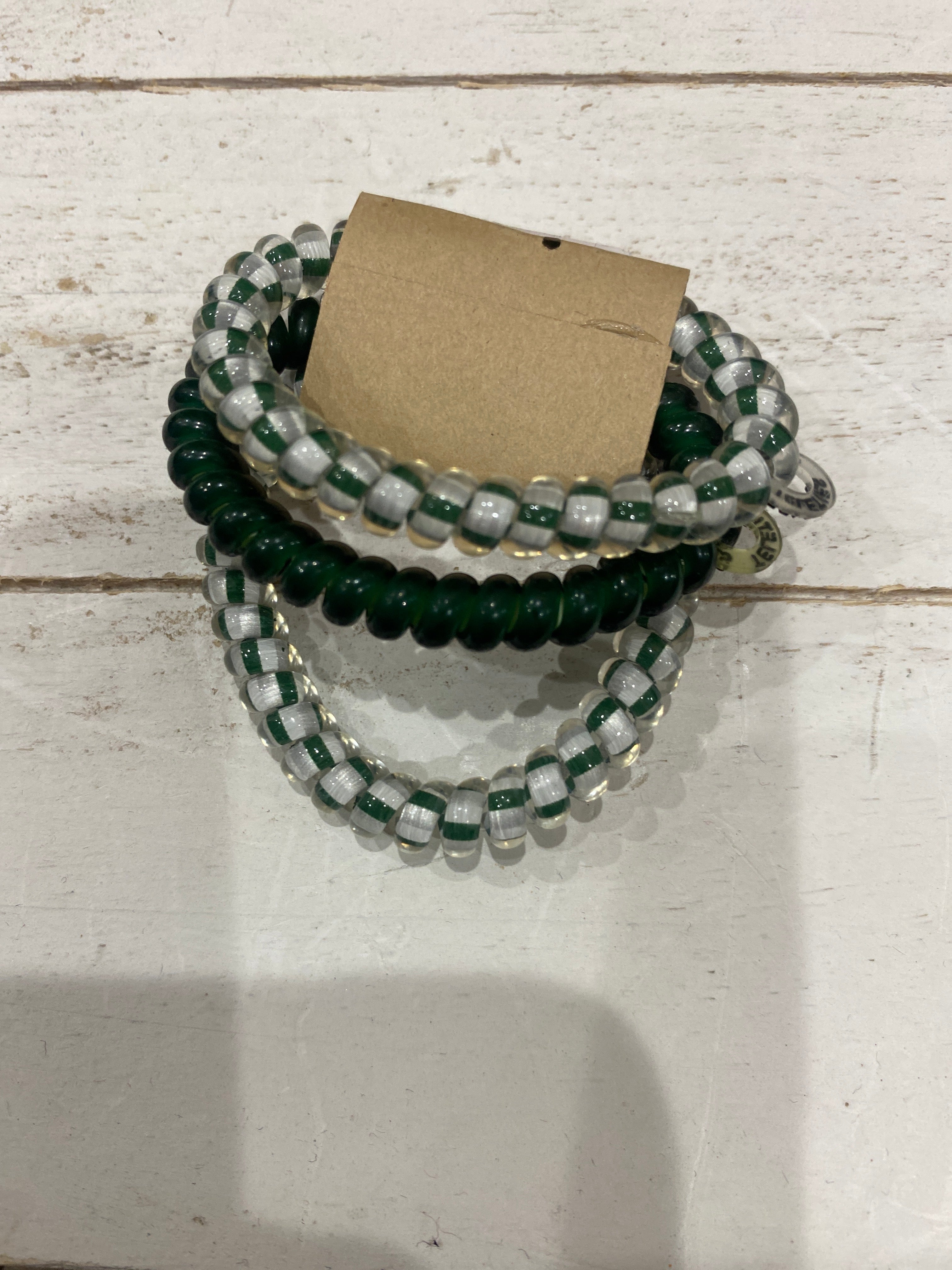 TELETIES - SMALL - GREEN & WHITE