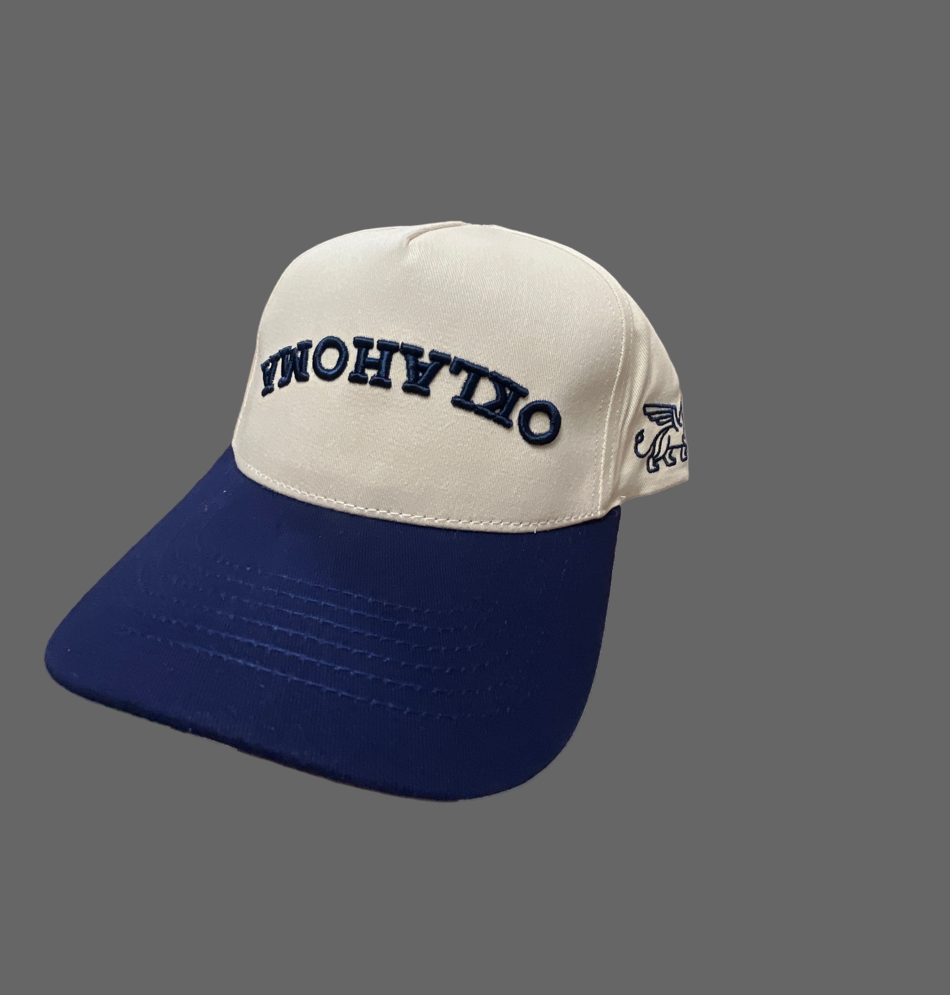 UPSIDE DOWN HAT - OKLAHOMA - NAVY