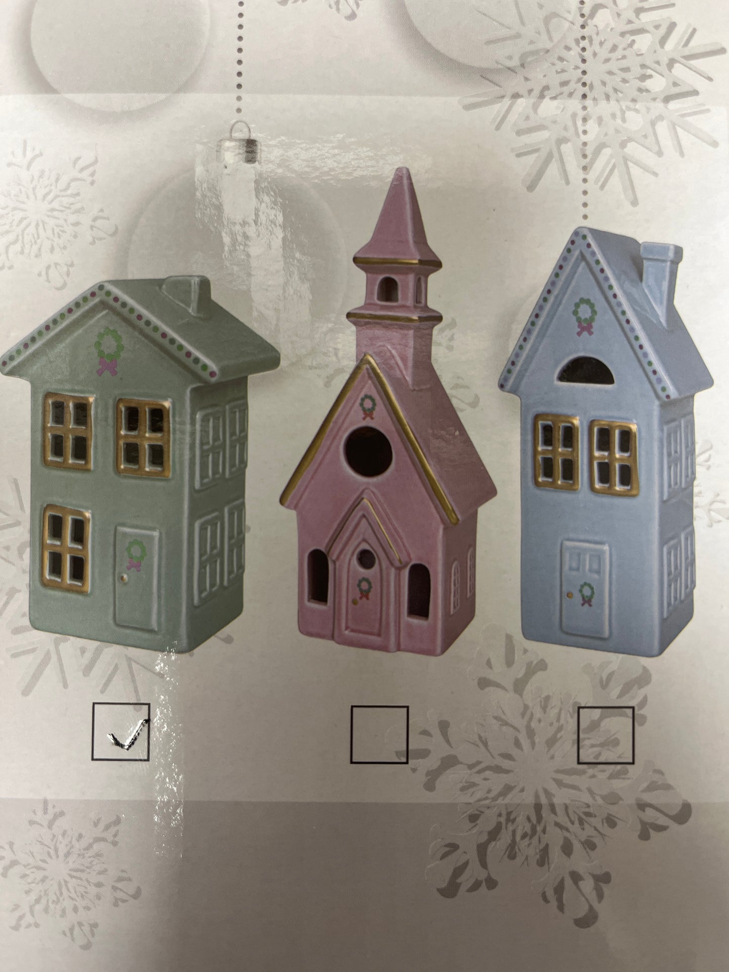 SUGARPLUM CHRISTMAS VILLAGE HOUSES - ASSORTED