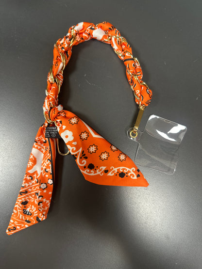 PURSE CHAIN W/SCARF
