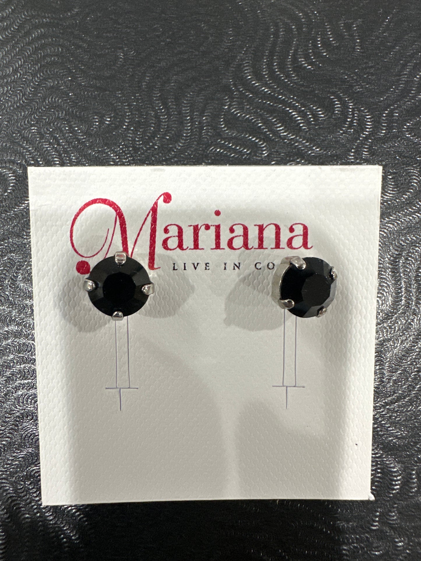 MARIANA EARRINGS - SLVR - ASST LG STUDS