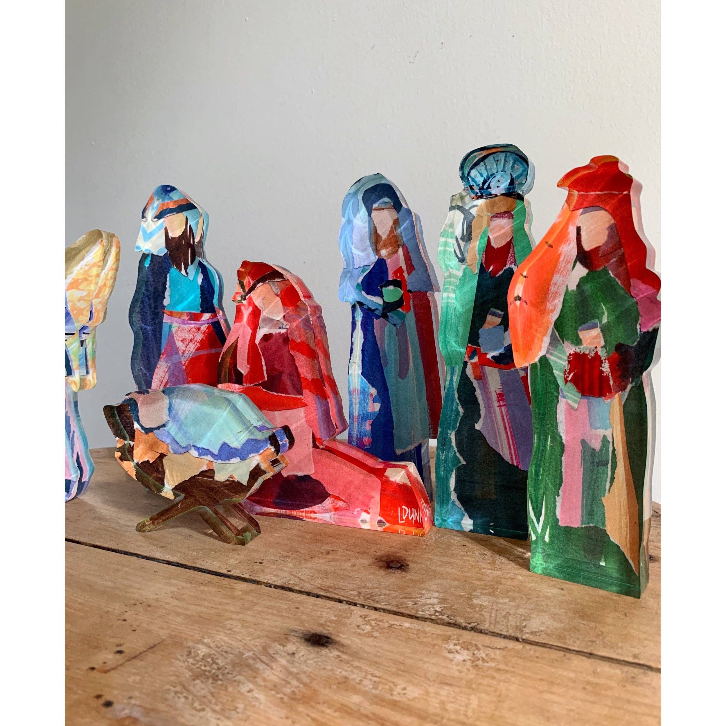 ACRYLIC NATIVITY SET