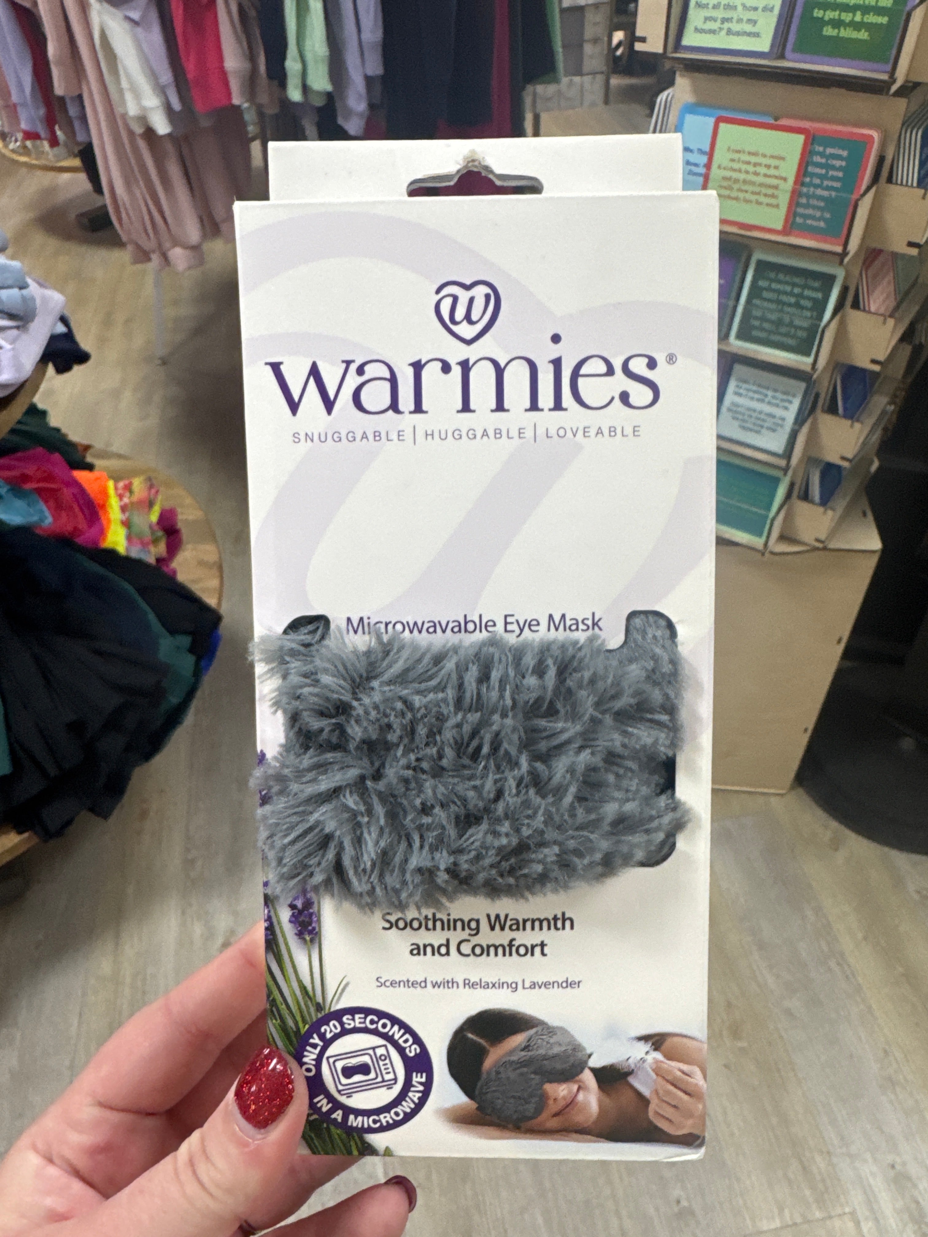 WARMIE EYE MASK - CHARCOAL