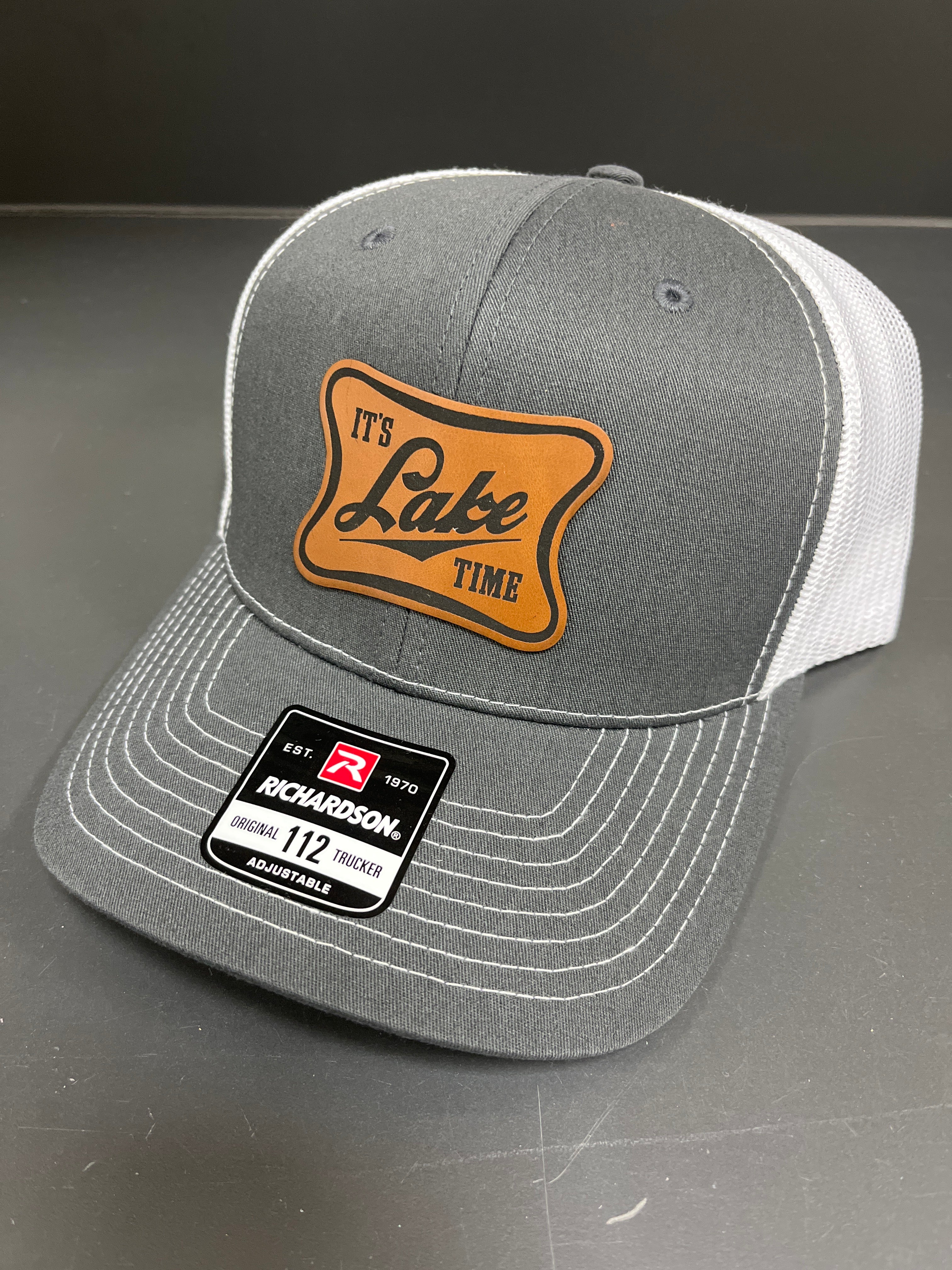 GRAY & WHITE HAT - IT'S LAKE TIME