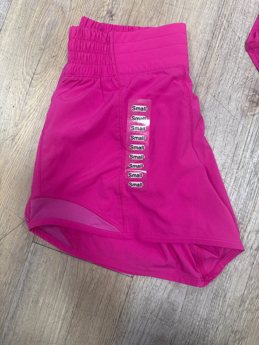 ACTIVE SHORTS W/MESH - SONIC PINK