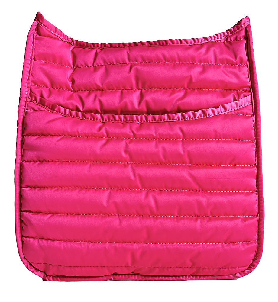 Everly Quilted Puffy Messenger-ASSORTED