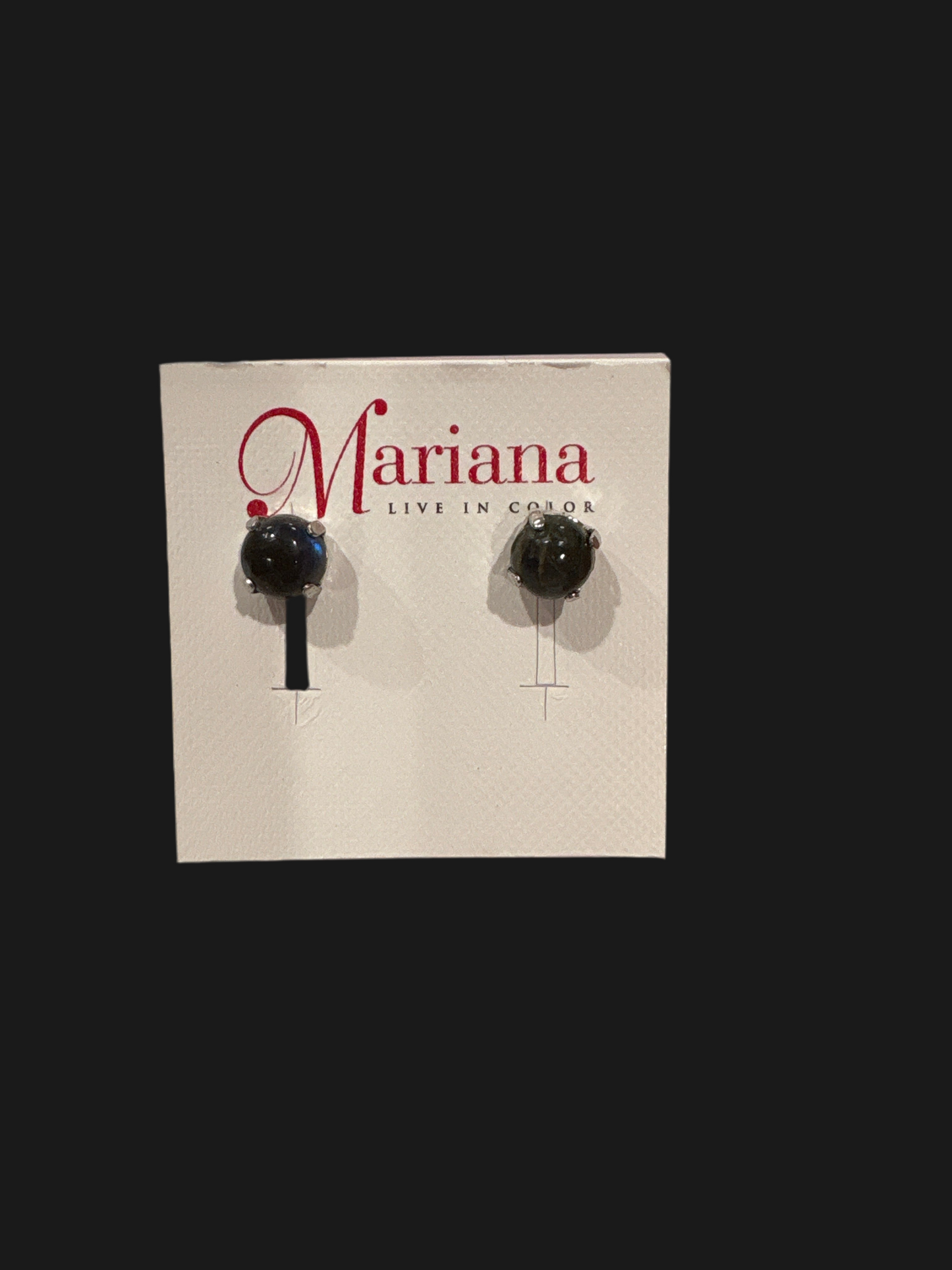 Mariana Iridescent Purple Studs