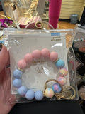 HANDS FREE WRISTLET KEYCHAIN - PASTEL DREAMS